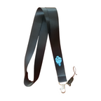 Ateş ve Su Desenli Boyun Askı ipi ve Telefon Askısı + Kartlık