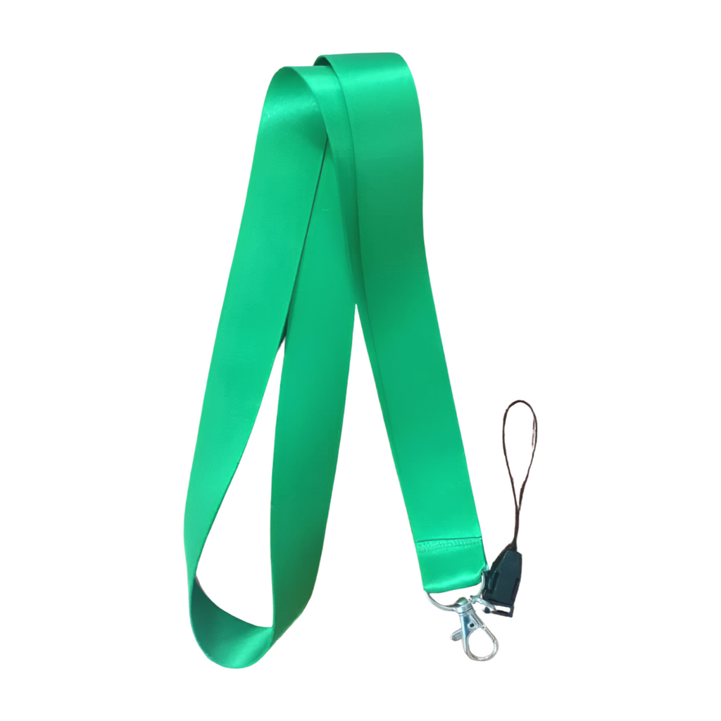 Yeşil Renk Boyun Askı ipi ve Telefon Askısı + Kartlık