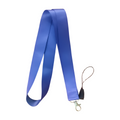 Mavi Renk Boyun Askı ipi ve Telefon Askısı + Kartlık