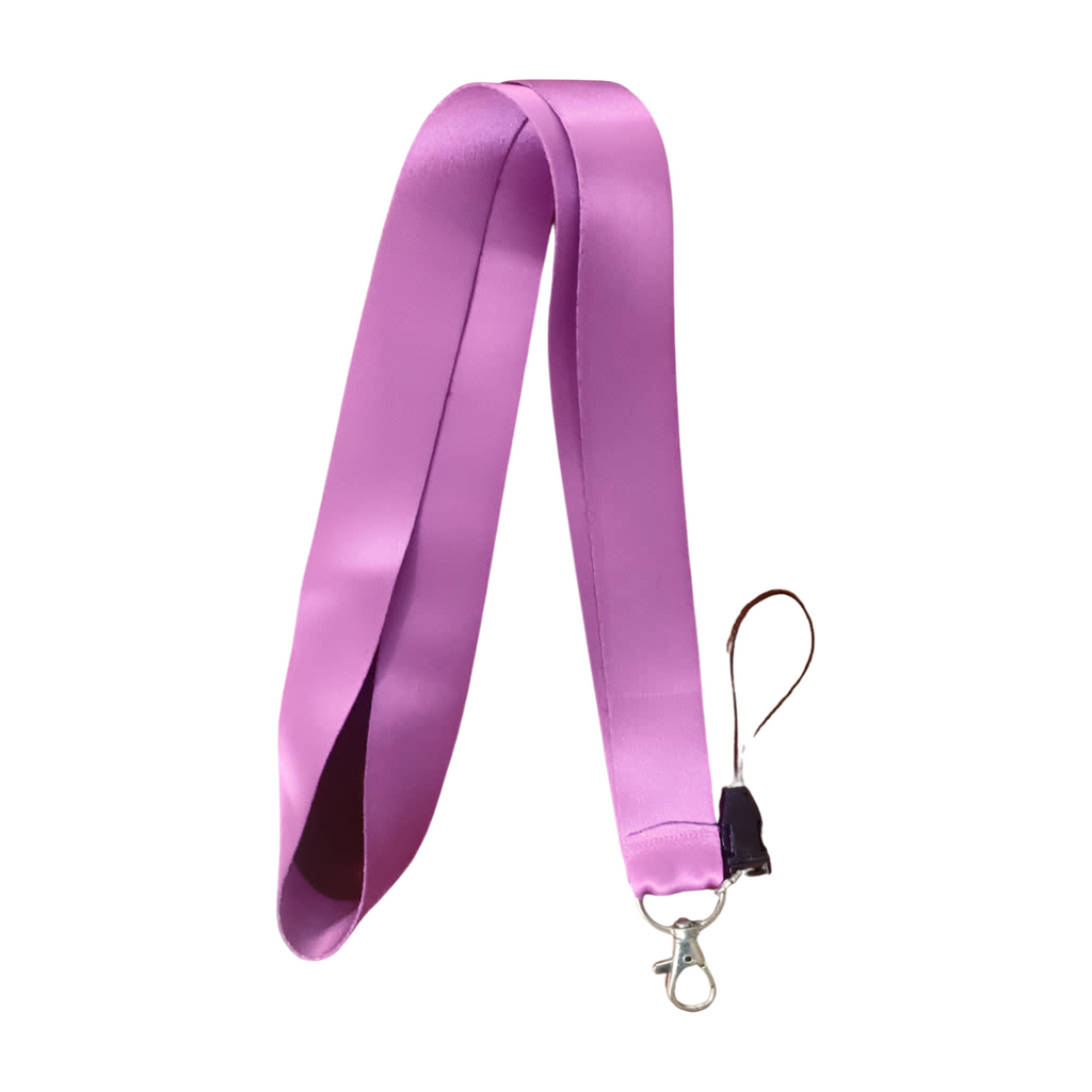 Mor Renk Boyun Askı ipi ve Telefon Askısı + Kartlık