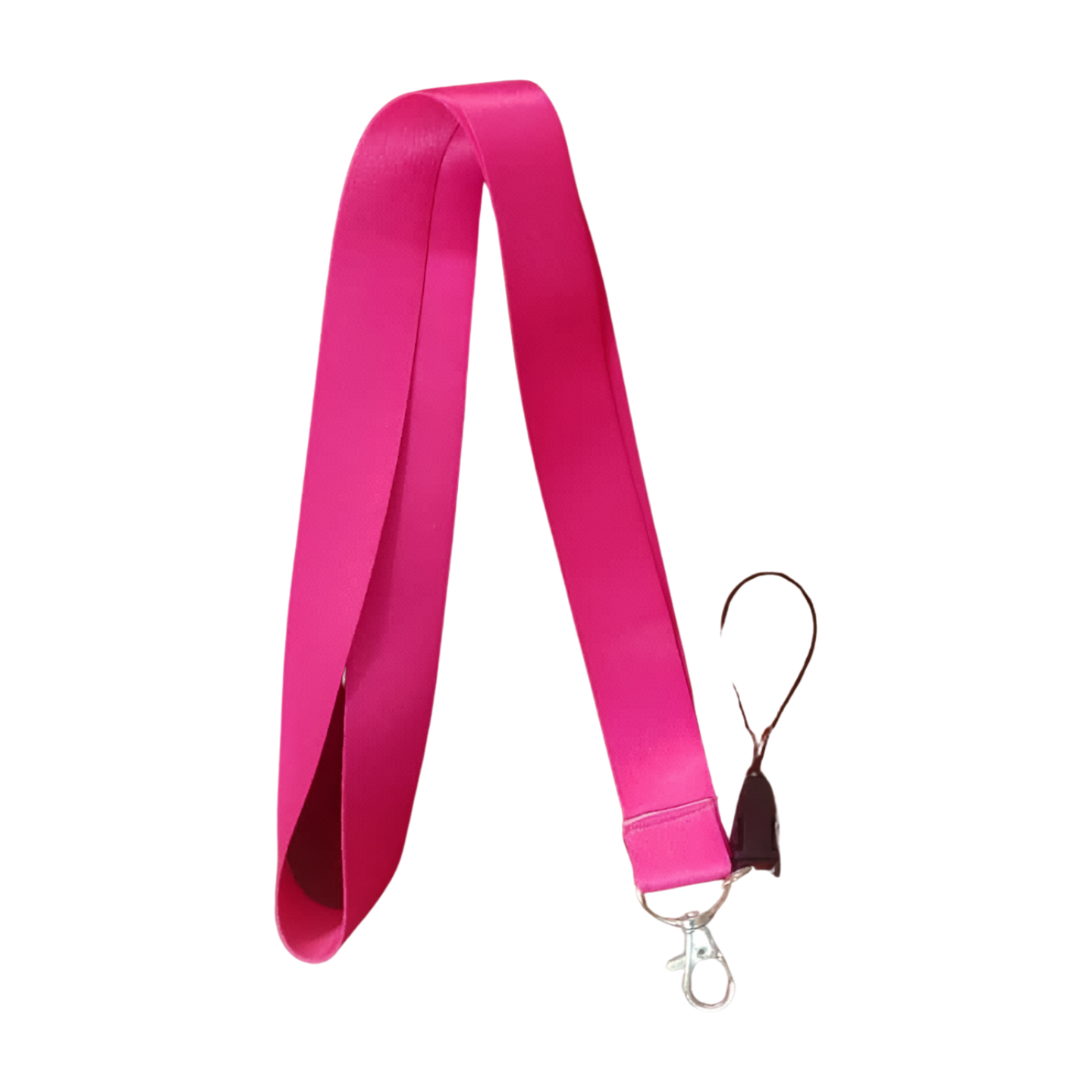 Saf pembe renk Boyun Askı ipi ve Telefon Askısı + Kartlık