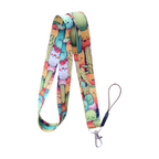 Sevimli Kaktüs Desenli Boyun Askı ipi ve Telefon Askısı + Kartlık