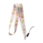 Sevimli Hayvanlar 3 Desenli Boyun Askı ipi ve Telefon Askısı + Kartlık