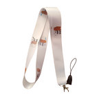 Kafadar Ayılar Desenli Boyun Askı ipi ve Telefon Askısı + Kartlık