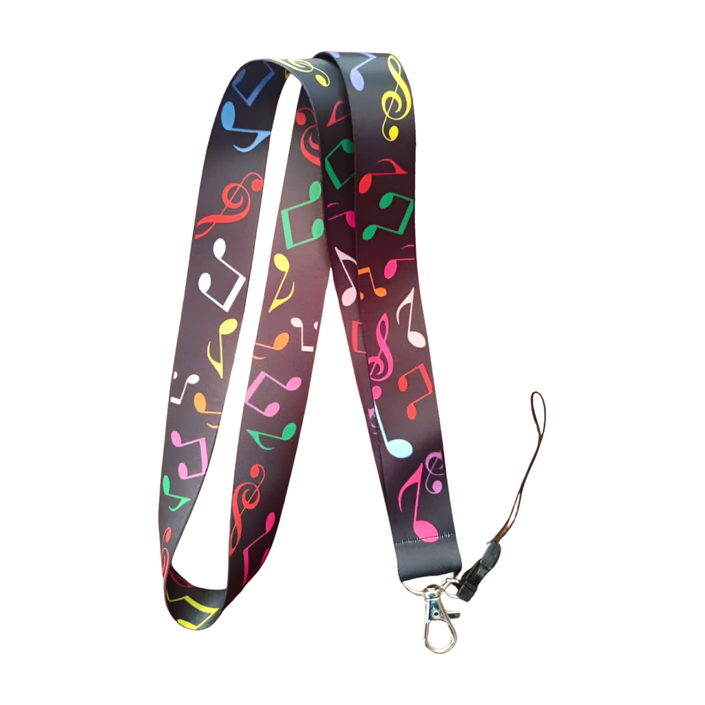 Nota 2 Desenli Boyun Askı ipi ve Telefon Askısı + Kartlık