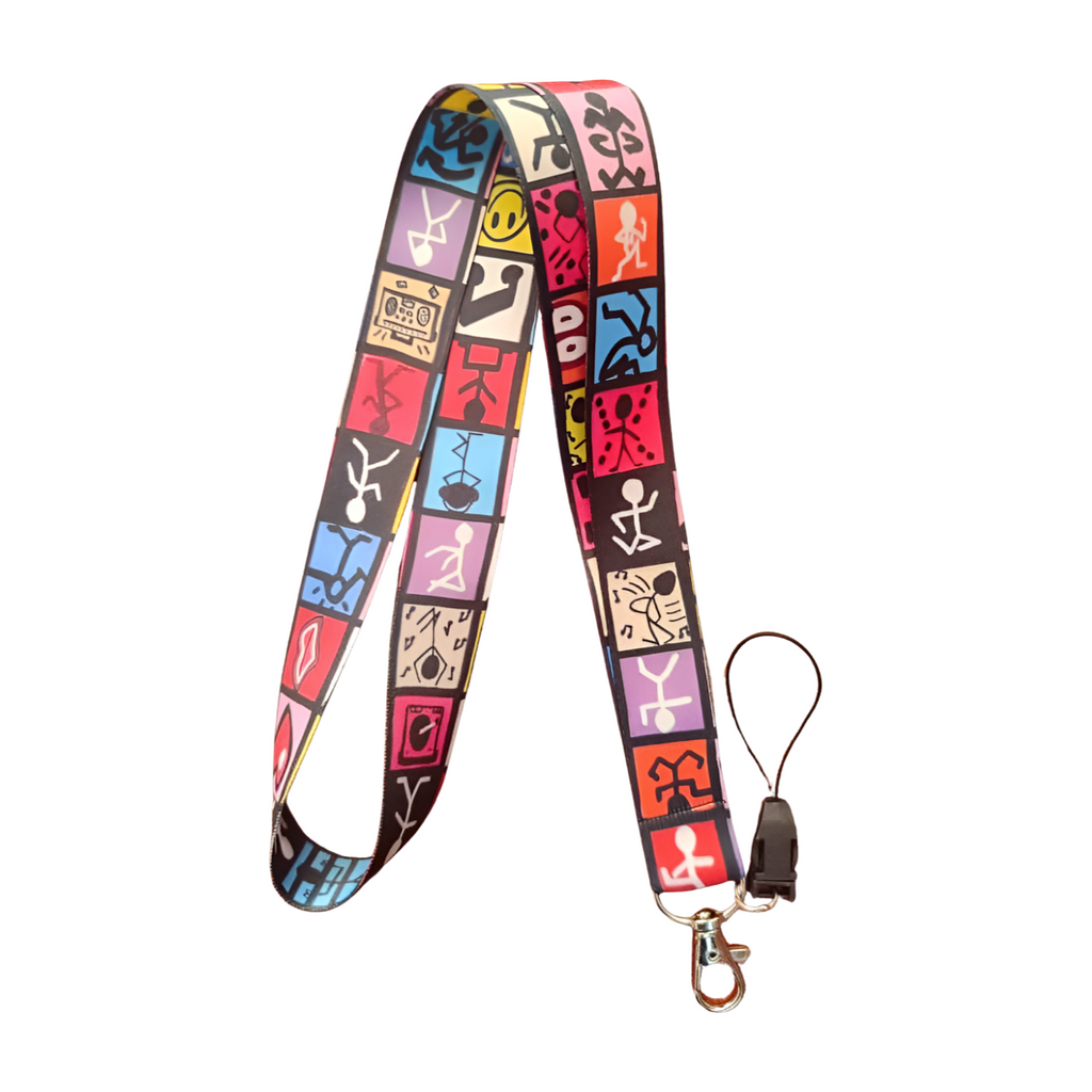 Beden Eğitimi Desenli Boyun Askı Ipi ve Telefon Askısı + Kartlık