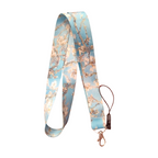 Van Gogh Tablo Desenli Boyun Askı ipi ve Telefon Askısı + Kartlık