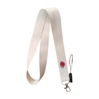 Beyaz kalp Boyun Askı ipi ve Telefon Askısı + Kartlık